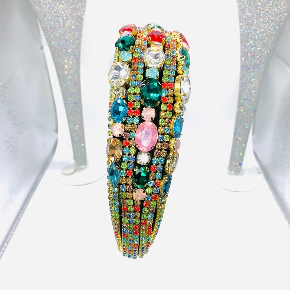 Colorful Rhinestone Headband - Picture 3 of 5